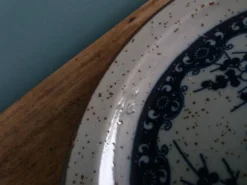 Assiette décor japonisant