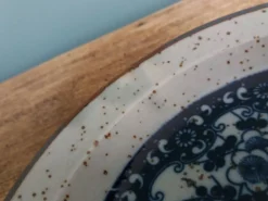 Assiette décor japonisant
