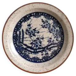 Assiette décor japonisant