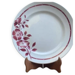 Assiette de service Ceranord faïencerie Saint Amand