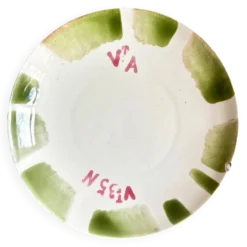 Assiette à dessert chromatique verte n°2