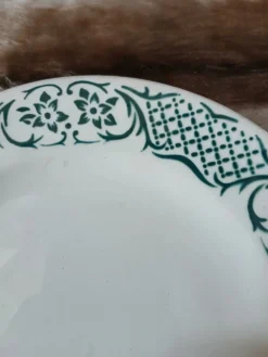 Assiette à dessert Digoin et Sarreguemines