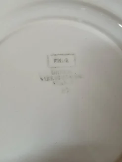 Assiette à dessert Digoin et Sarreguemines