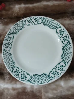 Assiette à dessert Digoin et Sarreguemines