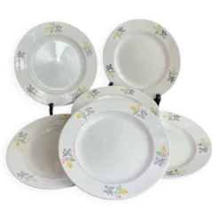 Assiette à dessert en porcelaine, Gien