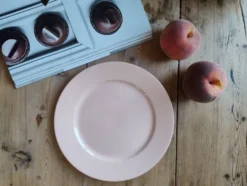 Assiette à dessert vintage en faïence - Digoin & Sarreguemines
