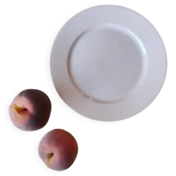 Assiette à dessert vintage en faïence - Digoin & Sarreguemines
