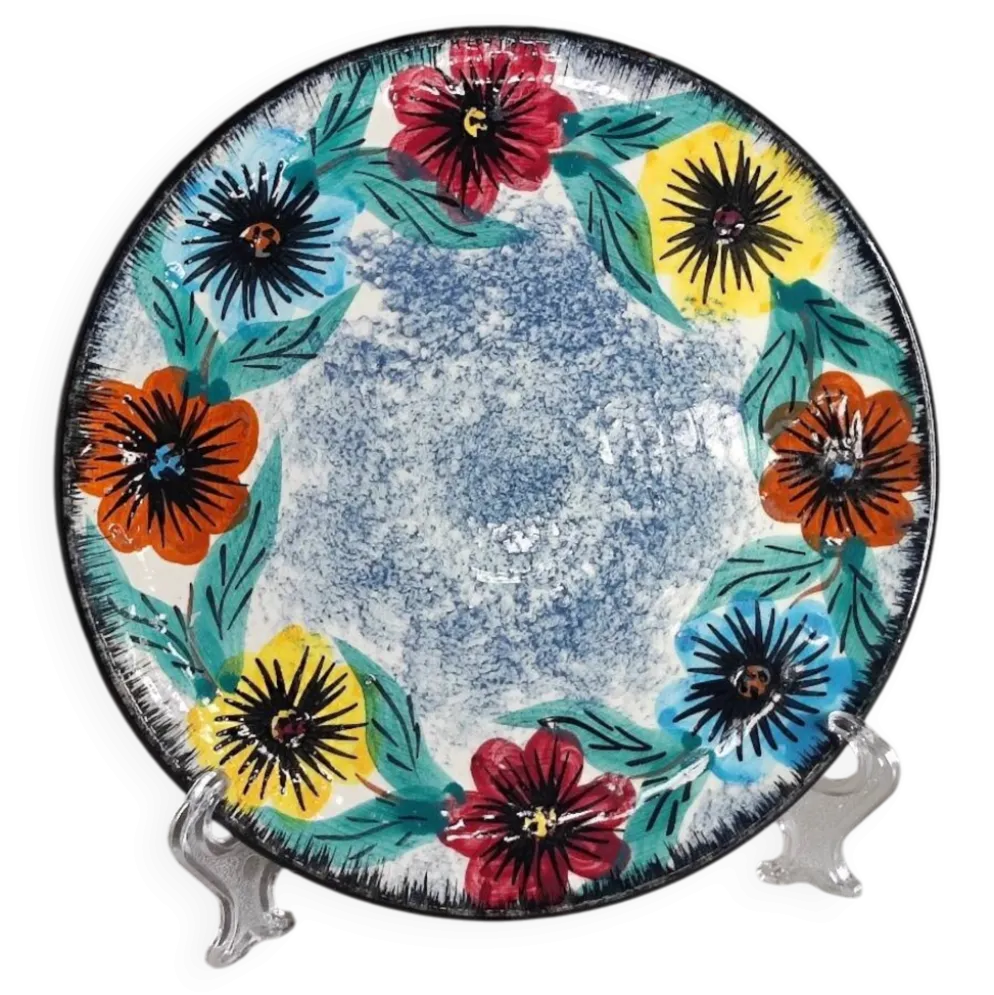 Assiette, dessous de plat en céramique