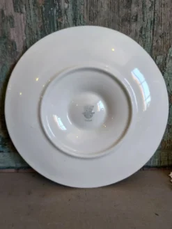 Assiette d'’huîtres en majolica de Longchamp