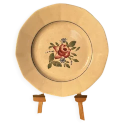 Assiette Digoin Sarraguemines - modèle 9177
