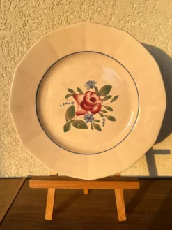 Assiette Digoin Sarraguemines - modèle 9177