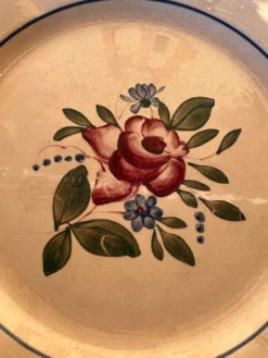 Assiette Digoin Sarraguemines - modèle 9177