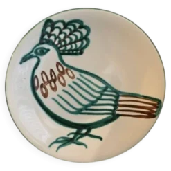 Assiette en céramique vintage Robert Picault Vallauris