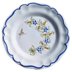 Assiette en faïence Martres Tolosane