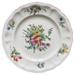 Assiette en porcelaine Luneville France