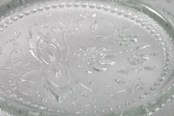 Assiette en verre Cibulak : plat moderne clair du milieu du siècle par Pavel Panek / 1974