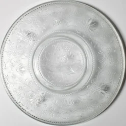 Assiette en verre Cibulak : plat moderne clair du milieu du siècle par Pavel Panek / 1974
