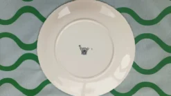 Assiette Gien “Baie d’Halong” – décor poisson – vintage