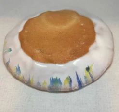 Assiette Hagi Ware à Traînée à la Main, 13,5 cm — Seseragi