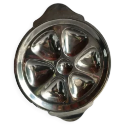 assiette à huitres en inox