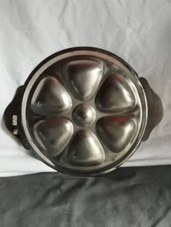 assiette à huitres en inox