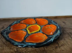 Assiette à huîtres Gabriel Fourmaintraux