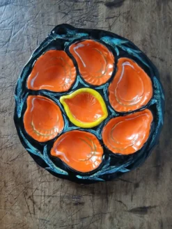 Assiette à huîtres Gabriel Fourmaintraux
