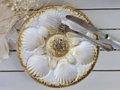 Assiette à huîtres Longchamp