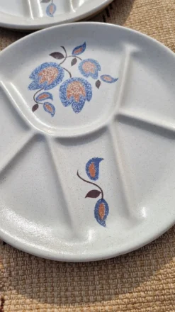 Assiette lot de 5 St Amand modèle Sologne vintage