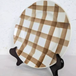 Assiette Moulin des Loups & Hamage - modèle Nappe