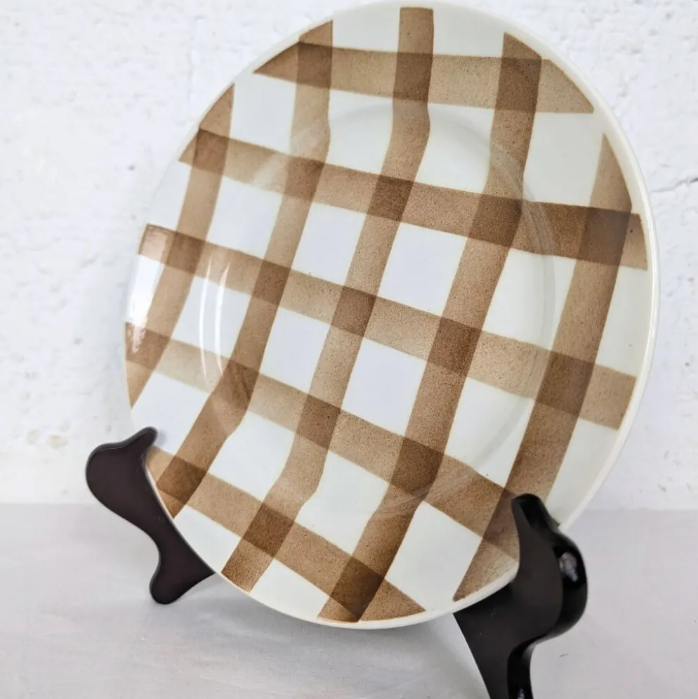 Assiette Moulin des Loups & Hamage - modèle Nappe