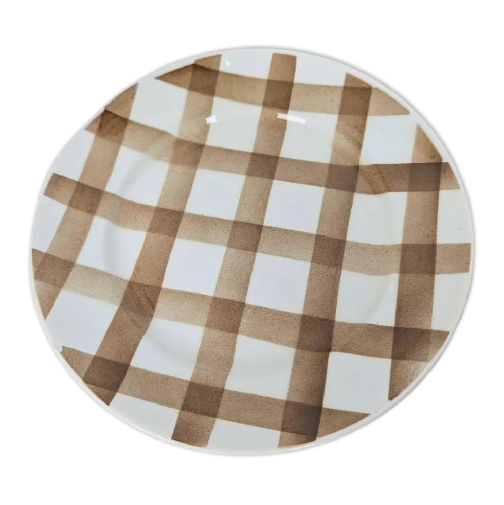 Assiette Moulin des Loups & Hamage - modèle Nappe