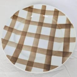 Assiette Moulin des Loups & Hamage - modèle Nappe