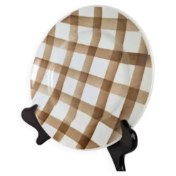 Assiette Moulin des Loups & Hamage - modèle Nappe