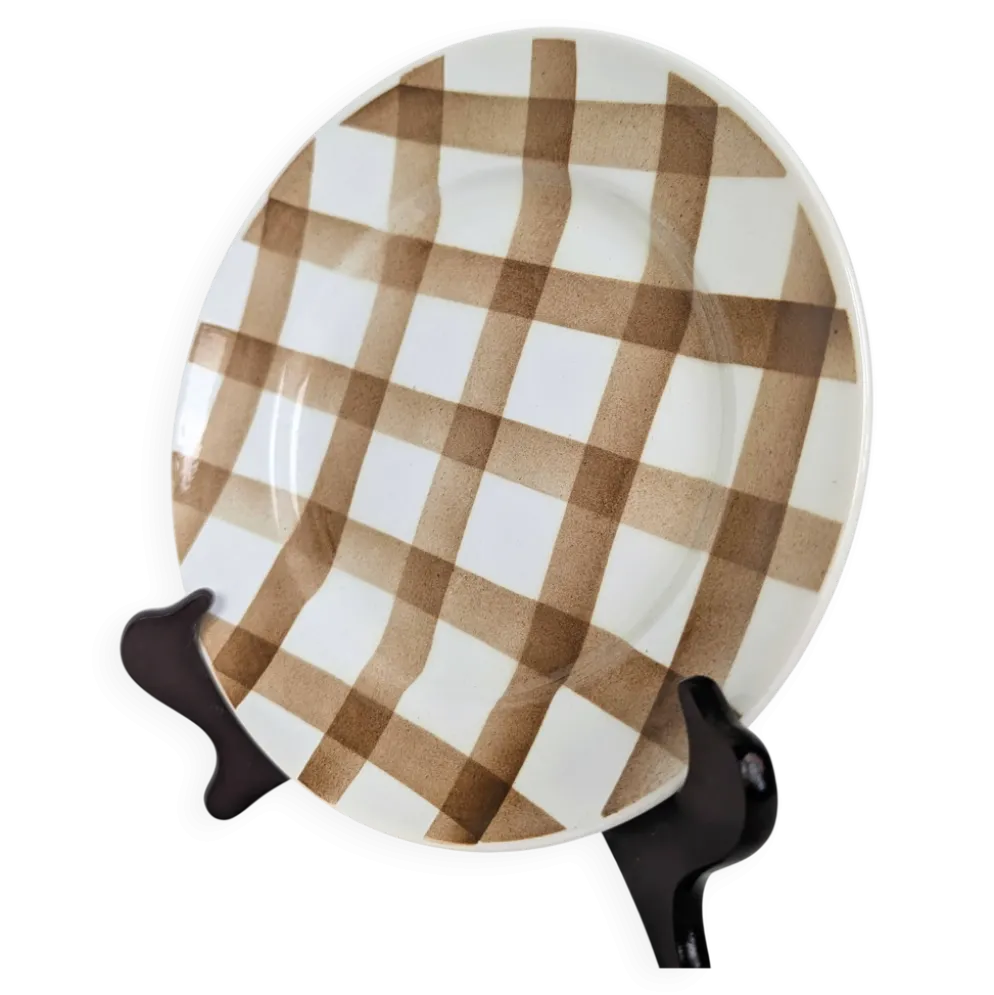Assiette Moulin des Loups & Hamage - modèle Nappe