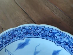 Assiette murale décorative en Bleu de Delft
