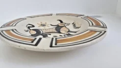 Assiette murale en faïence de Talavera, taureau ibérique, Espagne années 60