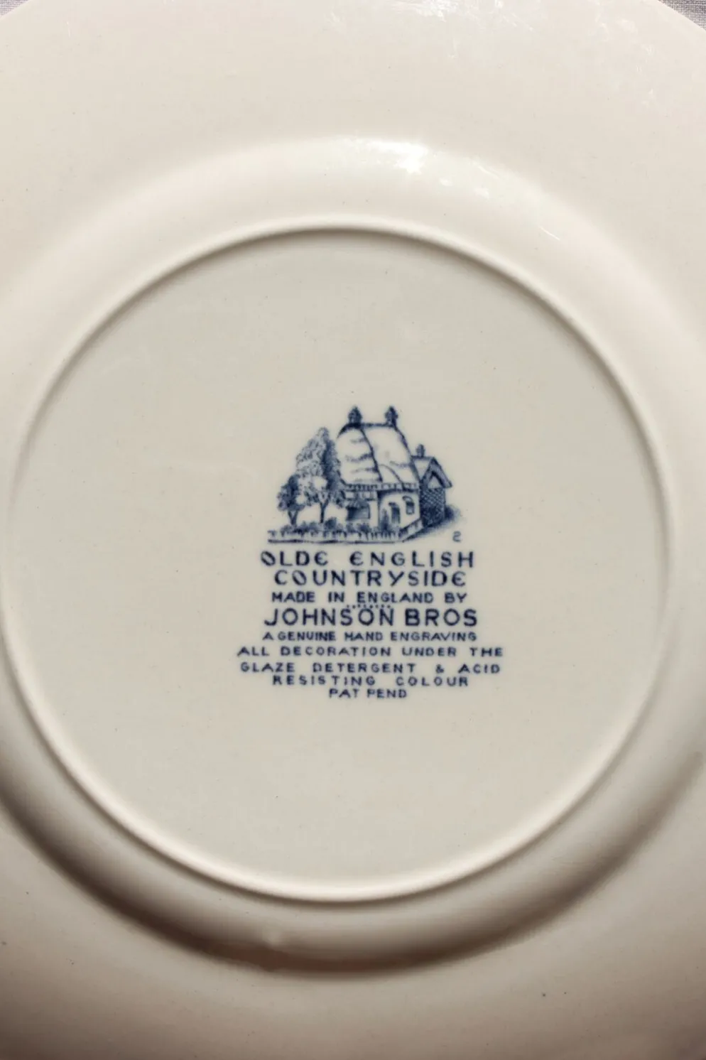 Assiette "old english countryside" johnson bros