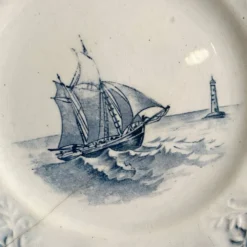 Assiette orchies « Marine »