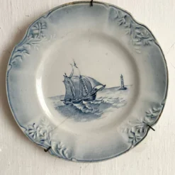 Assiette orchies « Marine »