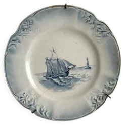 Assiette orchies « Marine »