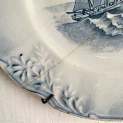 Assiette orchies « Marine »