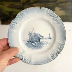 Assiette orchies « Marine »