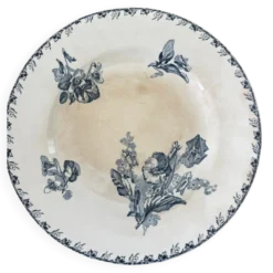 Assiette plate ancienne Sarreguemines Stella