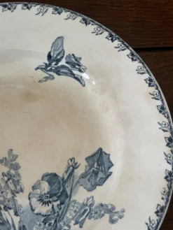 Assiette plate ancienne Sarreguemines Stella