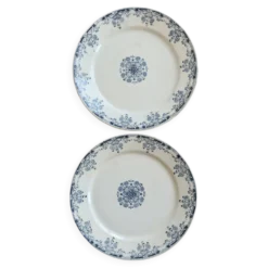 Assiette plate ancienne terre de fer Sarreguemines U&C modèle Mignon