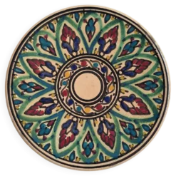 Assiette plate artisanal