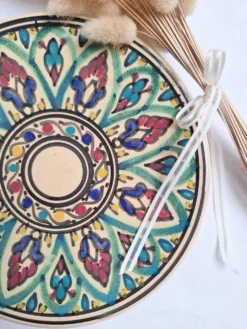 Assiette plate artisanal