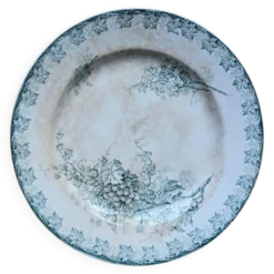 Assiette plate modèle Raisin