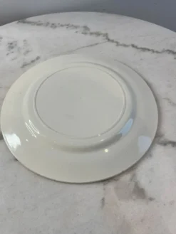 Assiette plate Salins décor bleues 24,5cm